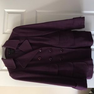 Plum colored INC brand jacket. From MACY’S.